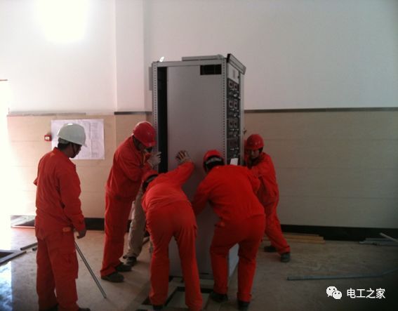 一條完成開關(guān)柜安裝，電纜橋架施工，電纜敷設(shè)及布線施工，照明配電箱施工