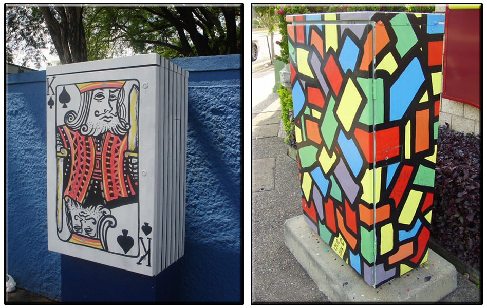 Not 配電箱影響市容，但你不知道如何美化它。