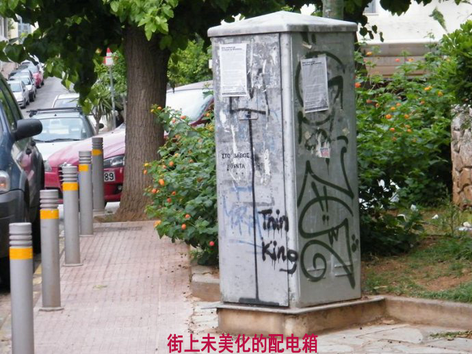 Not 配電箱影響市容，但你不知道如何美化它。