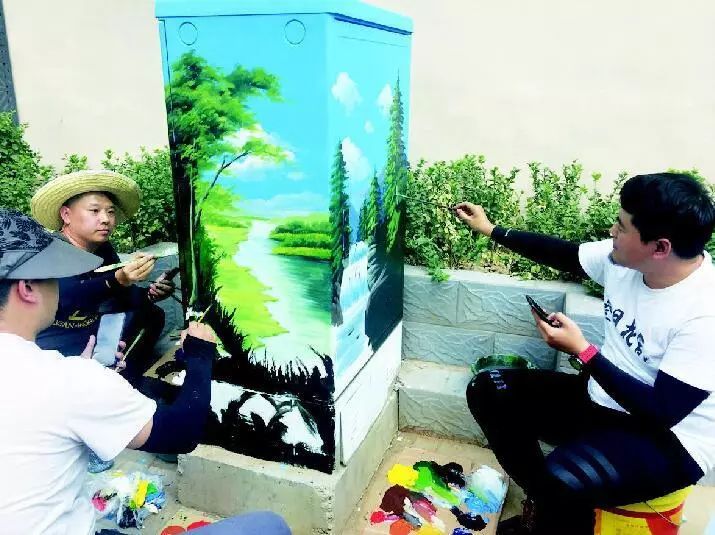 太原:路邊配電箱大變化！你喜歡這個(gè)配電箱嗎？